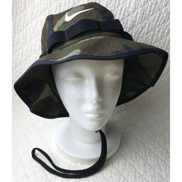 Nike FB5622-222 Dri-Fit Sz Small APEX Boonie Camo Bucket Hat Adult Unisex - Picture 7 of 10
